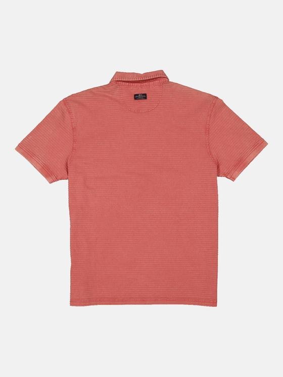 engbers Herren Polo-Shirt gestreift Rot 35058