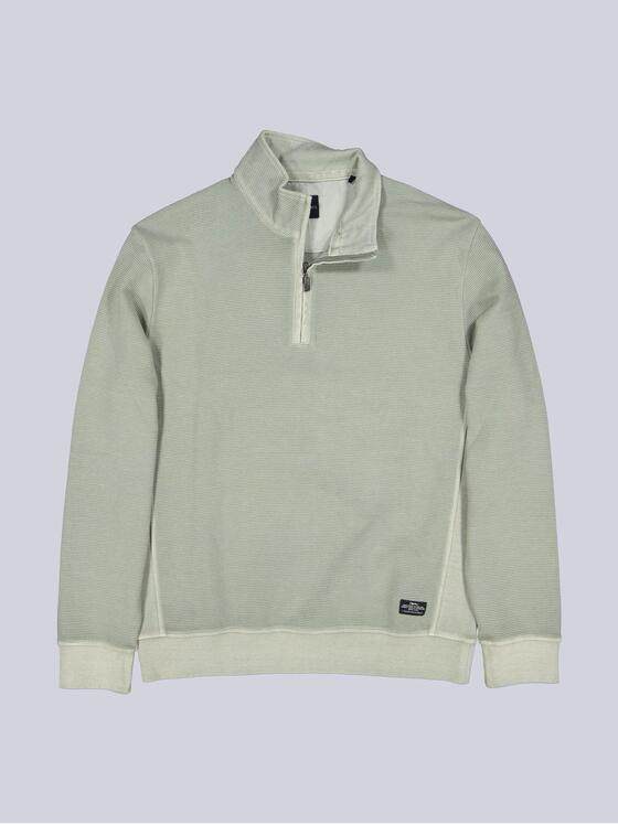 engbers Herren Sweatshirt mit Zipper Hellgruen 38335