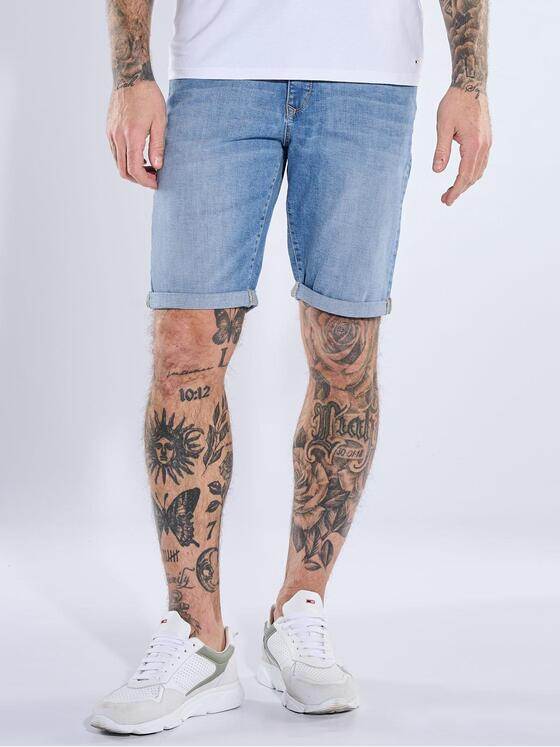 emilio adani Herren Sportive 5-Pocket-Shorts Hellblau 40601