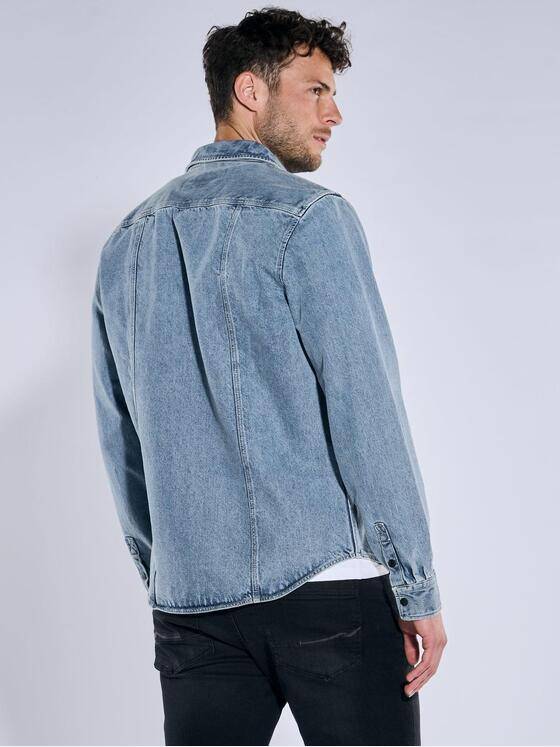 emilio adani Herren Langarm-Hemd uni Indigoblau 39202