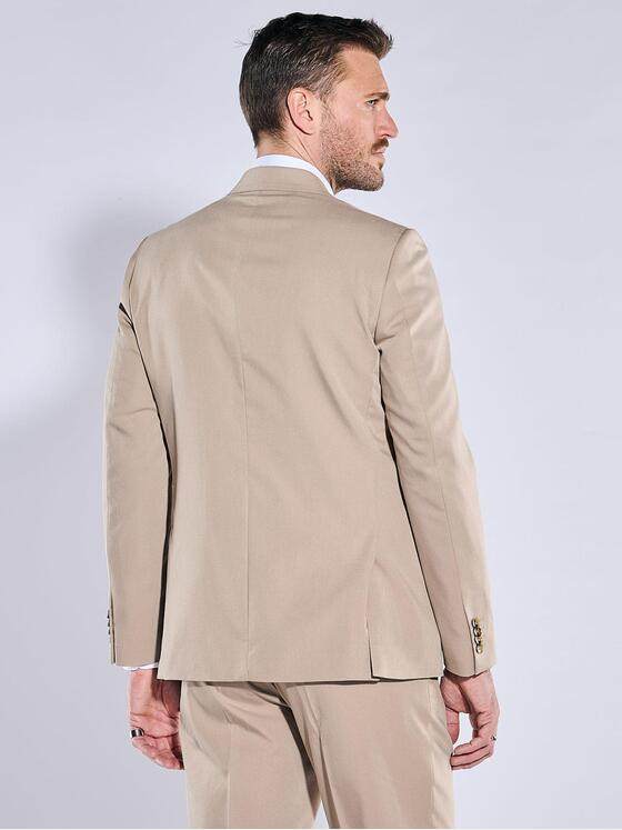 emilio adani Herren Anzug-Sakko slim fit Beige 38457