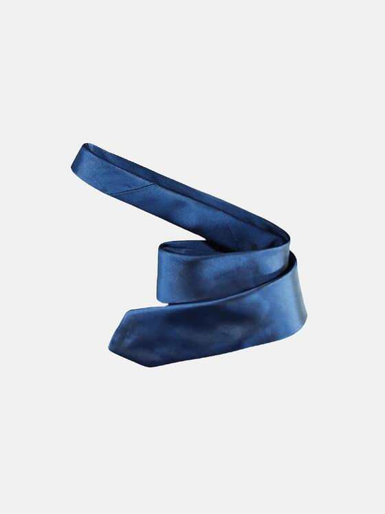 engbers Herren Krawatte uni Blau 35968