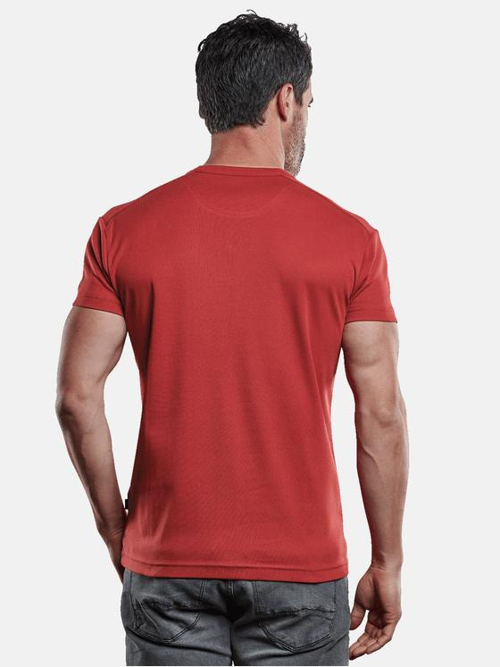 engbers Herren T-Shirt "My Favorite" Tomatenrot 33077