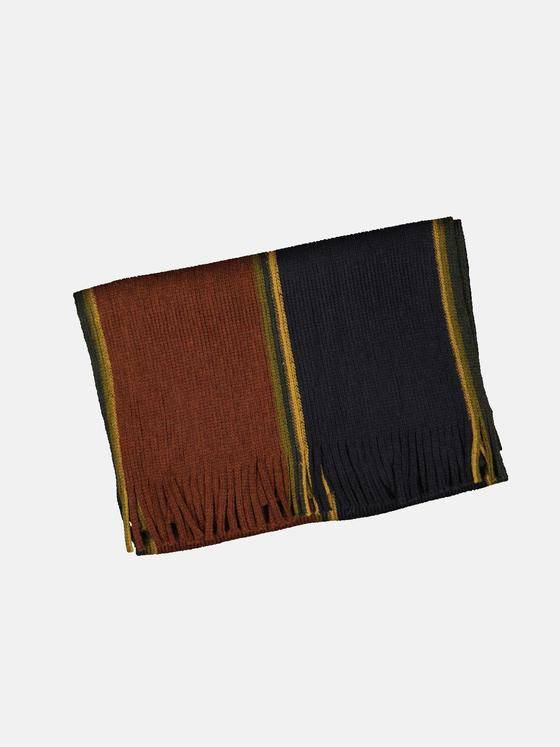 engbers Herren Schal gestreift Rostorange 33863