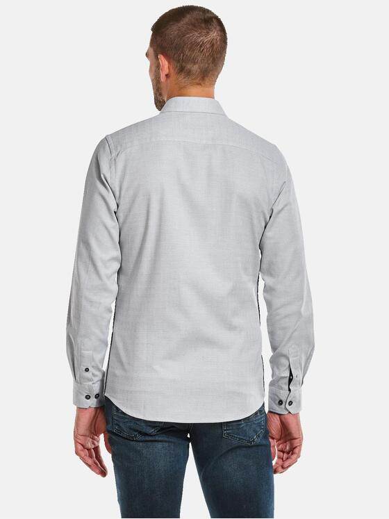 emilio adani Herren Hemd uni Saphirblau 33787