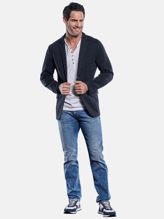 engbers Herren Sweatsakko Saphirblau 29750