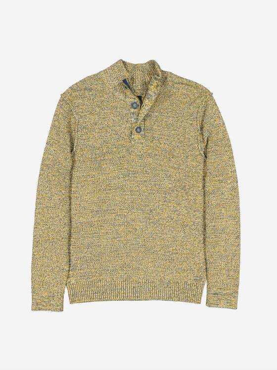 engbers Herren Pullover mit Troyerkragen Sonnenorange 37793