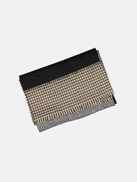 engbers Herren Strickschal gemustert Beige 33860