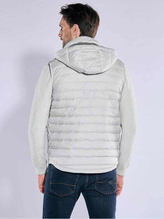 engbers Herren Weste mit abnehmbarer Kapuze Naturweiss 38374