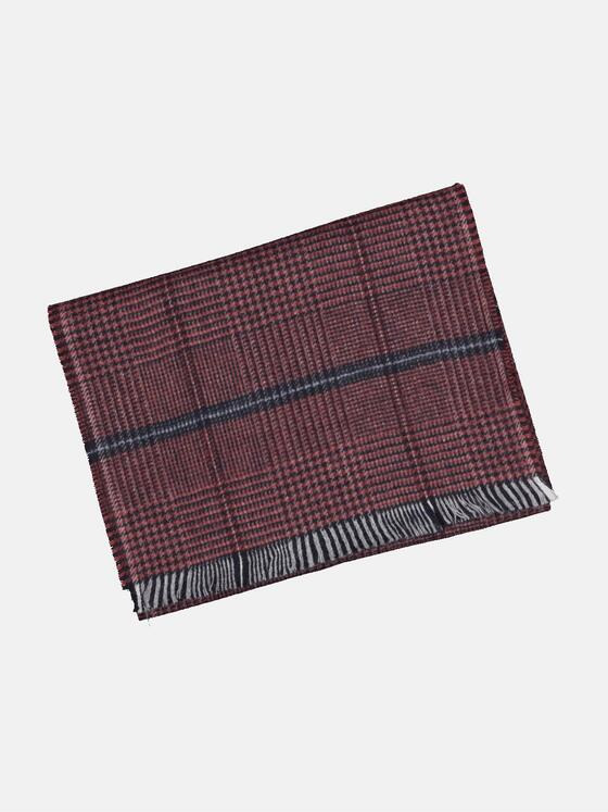 engbers Herren Schal gemustert Rot 35892