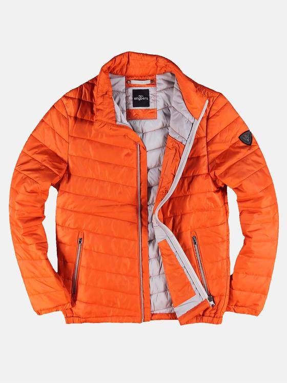 engbers Herren Sportive Steppjacke in Trendfarbe Dunkelorange 31031