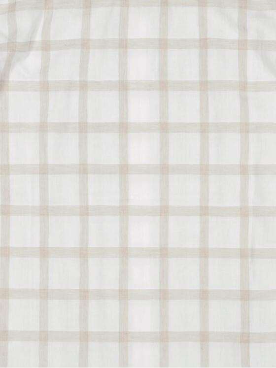 emilio adani Herren Langarm-Hemd kariert Beige 34296