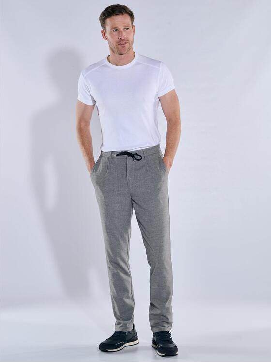 engbers Herren Chino Hose aus edlem Garn Silbergrau 39464