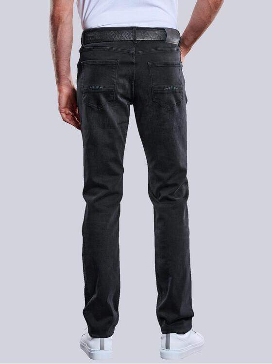 ENGBERS GERMANY Herren Jeans aus edler Baumwolle Schwarz 33726