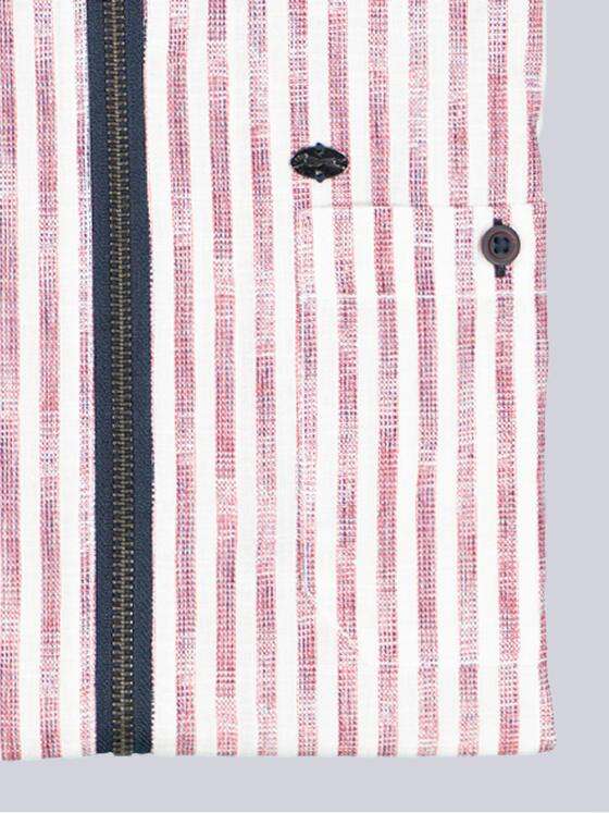 engbers Herren Kurzarm-Hemd strukturiert Rot 38770