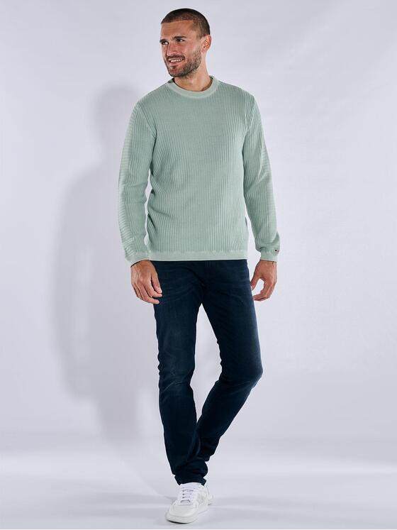 emilio adani Herren Pullover strukturiert Türkis 38132