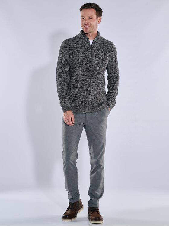 engbers Herren Pullover Polokragen Braunbeige 39576