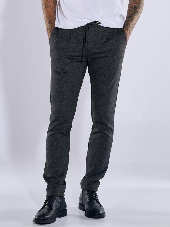 emilio adani Herren Chino slim fit Grau 37609