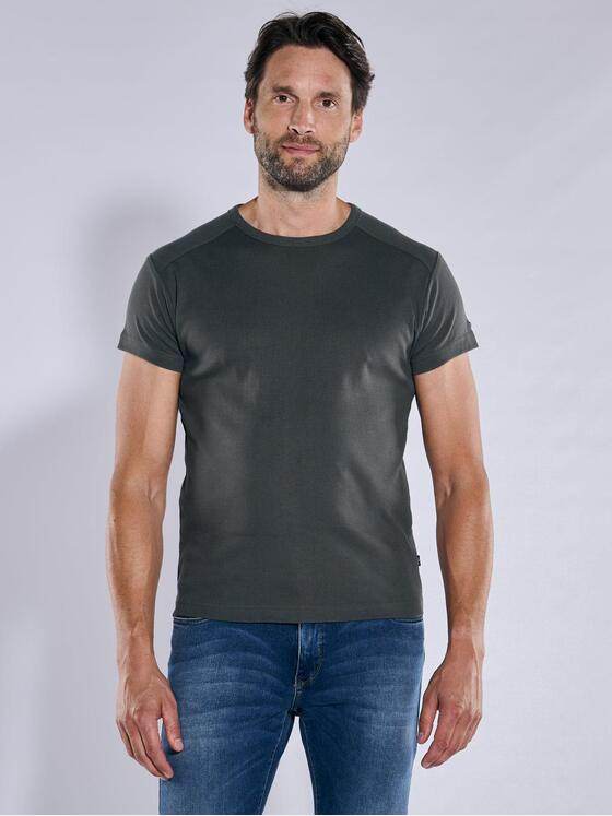engbers Herren Basic-Shirt "My Favorite" organic Dunkelgrau 33831