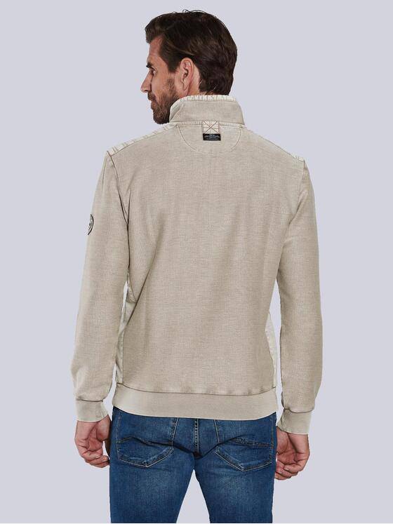 engbers Herren Sweatshirt uni Beige 36149