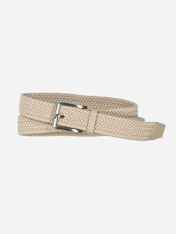 engbers Herren Textilgürtel geflochten Beige 36927