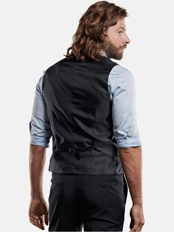 emilio adani Herren Anzug-Weste Slim Fit Saphirblau 33494