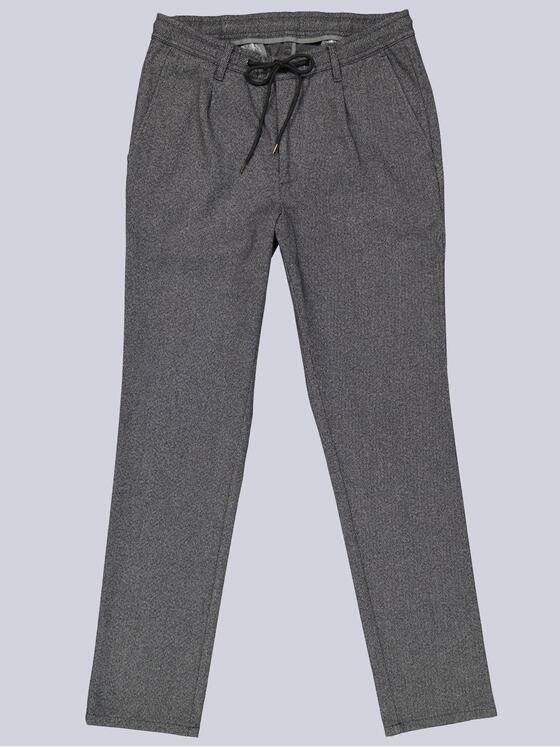 engbers Herren Chino mit Tunnelzug Anthrazit 39341