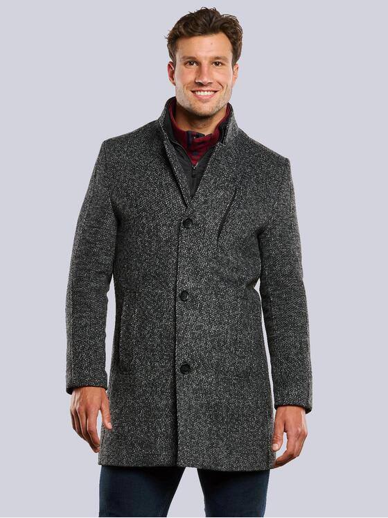 engbers Herren Mantel mit heraustrennbarem Inlet Anthrazit 33593