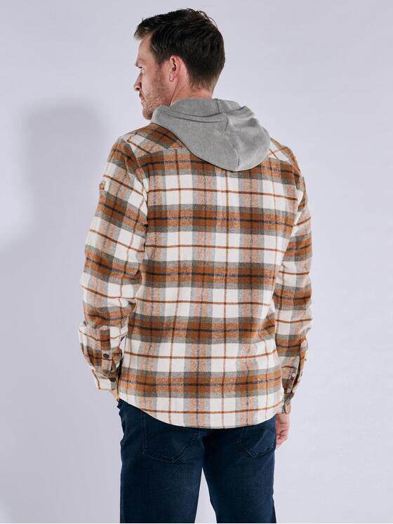 engbers Herren Overshirt kariert Orange 37879