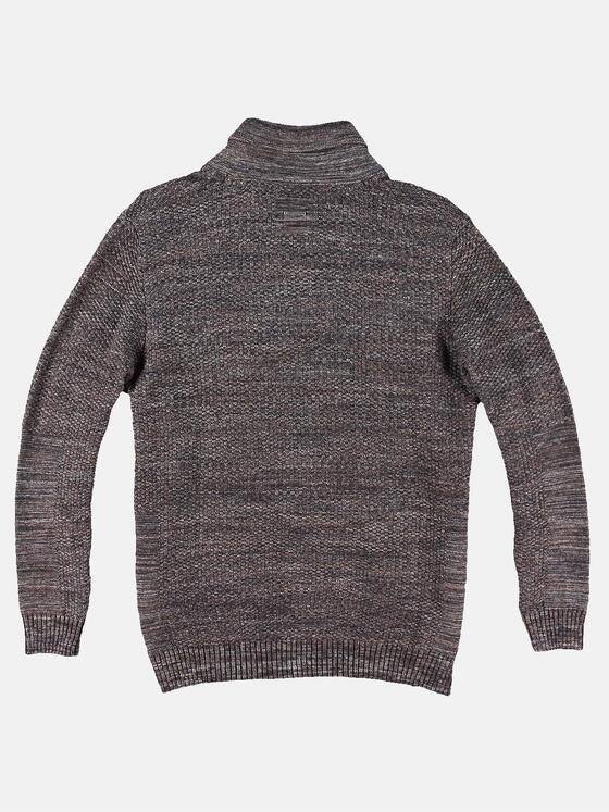 engbers Herren Strukturierter Baumwollpullover Braun 30495