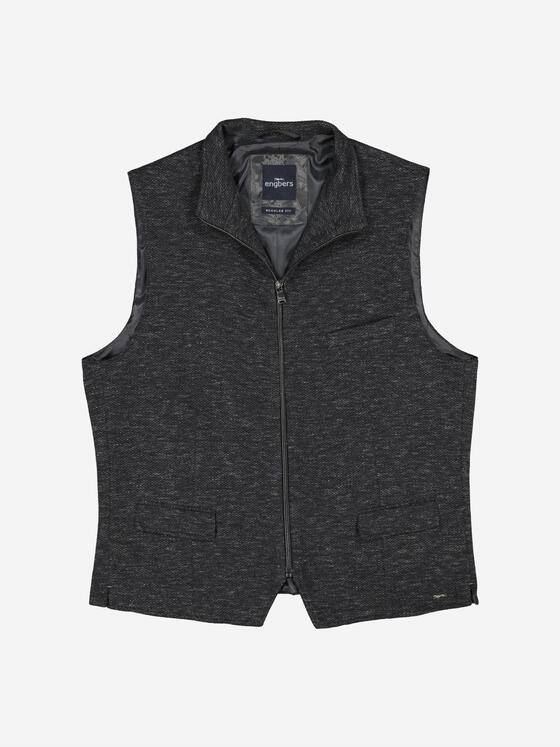 engbers Herren Sakko-Weste mit Zipper Saphirblau 38140