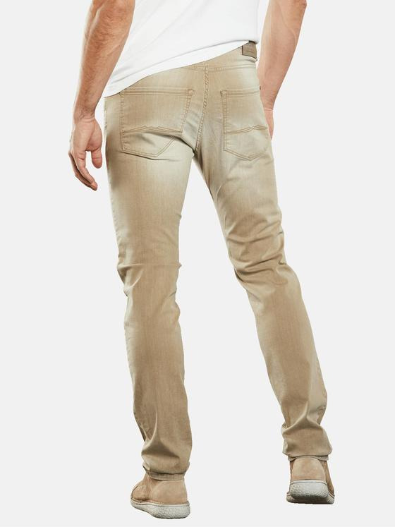 engbers Herren Super-Stretch-Jeans regular Braunbeige 34834