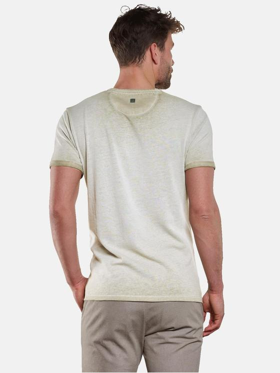 ENGBERS GERMANY Herren T-Shirt Rundhals Beige 33104