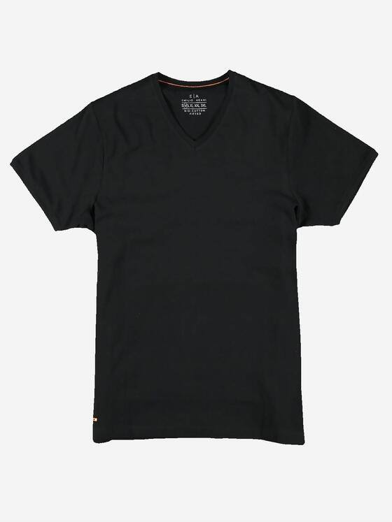 emilio adani Herren Basic-Shirt "My Favorite" Schwarz 36168