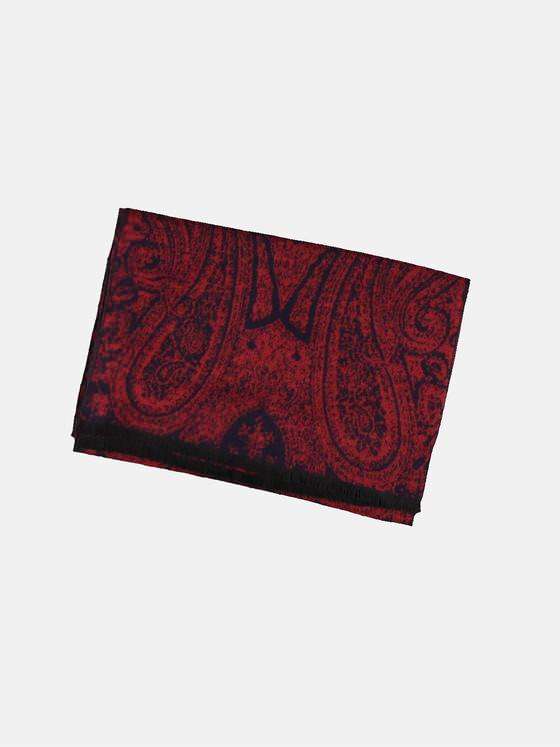 emilio adani Herren Schal im Paisleydesign Rot 30465