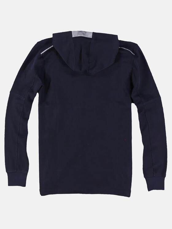 engbers Herren Sportive Sweatjacke mit Kapuze Saphirblau 30272