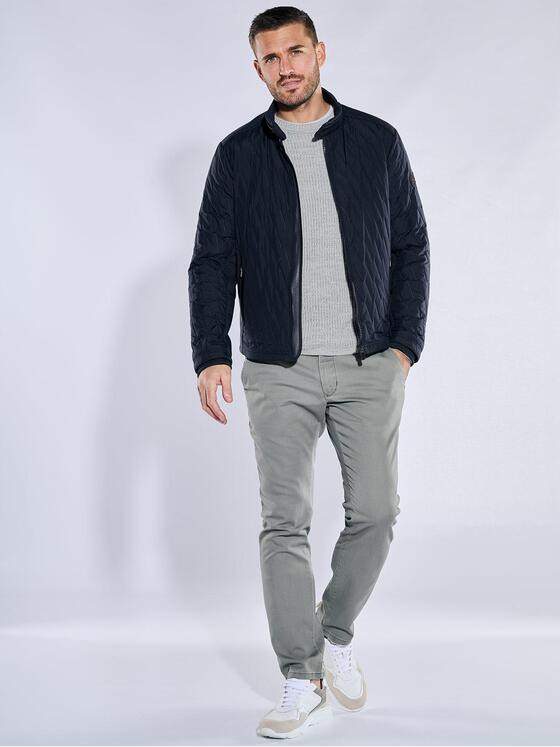 emilio adani Herren Steppjacke regular Blau 38298