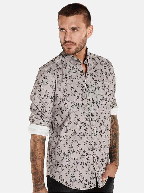 emilio adani Herren Hemd langarm Beige 35570