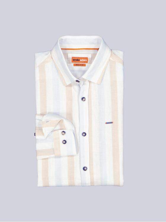 emilio adani Herren Hemd gemustert Hellblau 40014