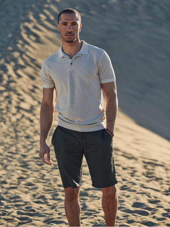 emilio adani Herren Chino-Bermuda regular Schwarz 34666