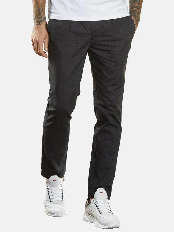 emilio adani Herren Chino slim fit Schwarz 34253