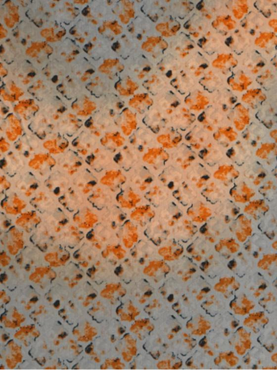 engbers Herren Kurzarm-Hemd gemustert Dunkelorange 33038