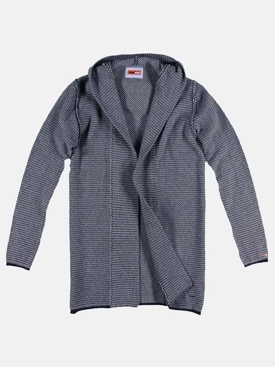 emilio adani Herren Modischer Cardigan mit melangiertem Garn Beige 29665