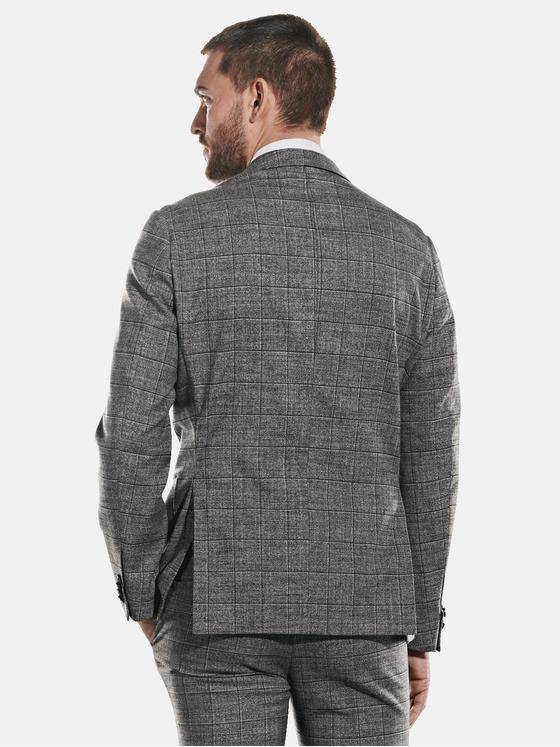 emilio adani Herren Anzug-Sakko slim fit Grau 32039