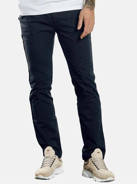 emilio adani Herren Chino slim fit Blau 34251