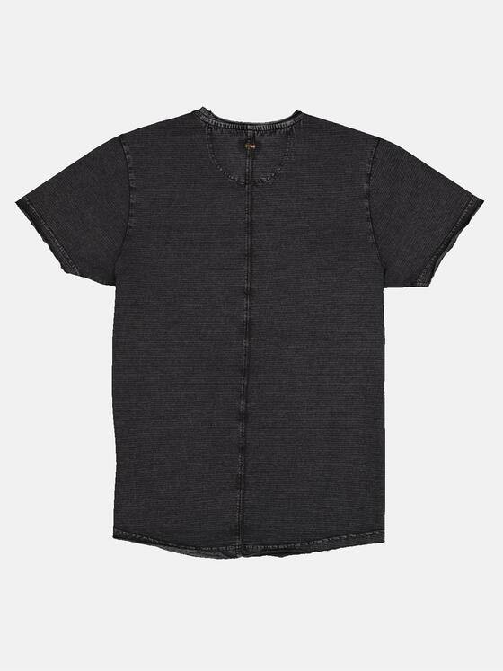emilio adani Herren T-Shirt in Ottoman-Qualität Grau 33416
