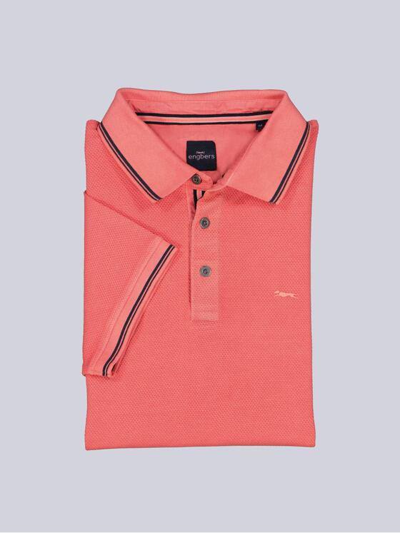 engbers Herren Polo-Shirt uni Hellrot 38962
