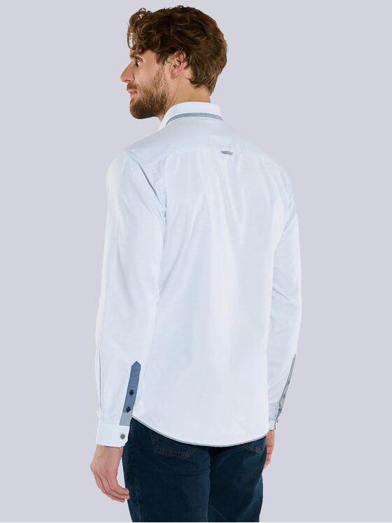 engbers Herren Langarm-Hemd uni Blau 36218