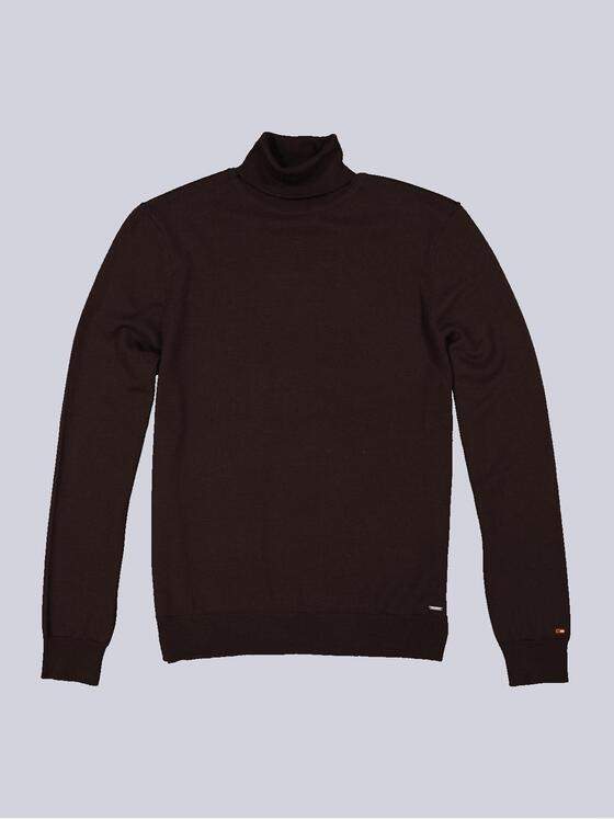 emilio adani Herren Pullover mit Rollkragen Rot 35732