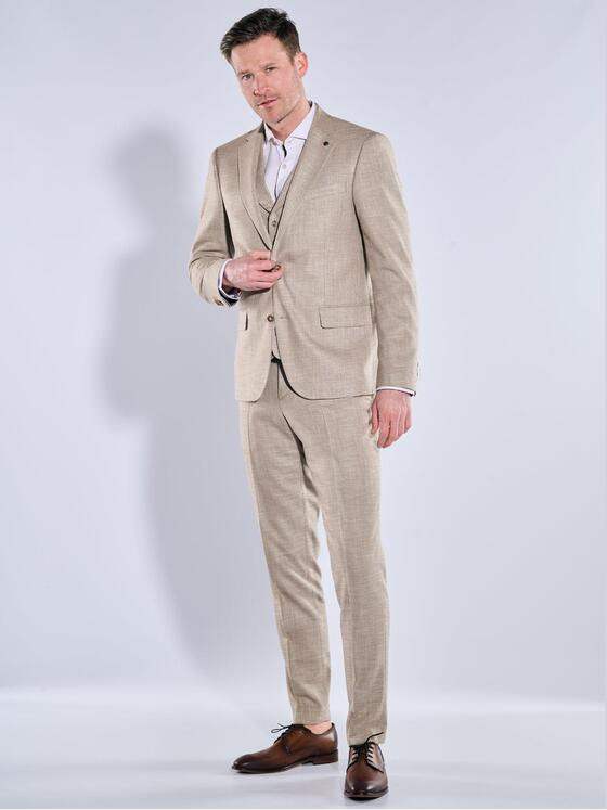 engbers Herren Anzug-Sakko slim fit Beige 38396